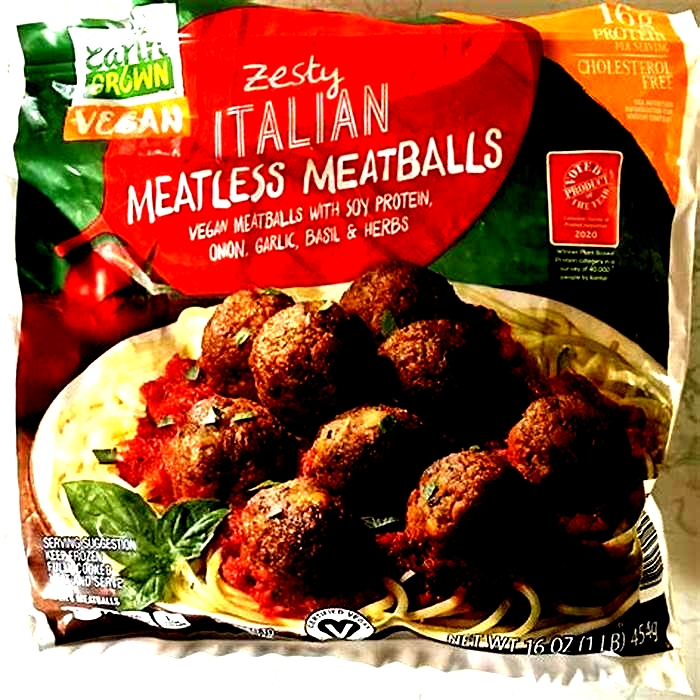 aldi zesty italian meatless meatballs