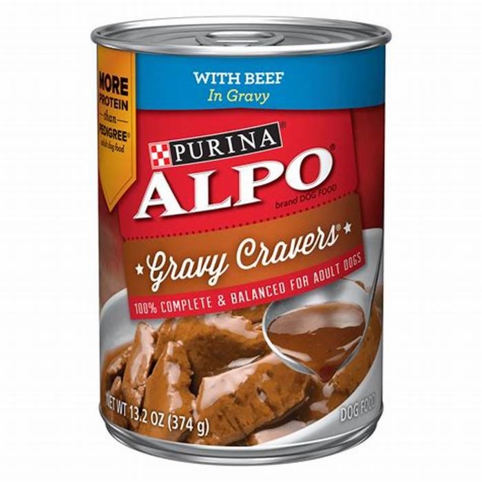 alpo canned dog food with gravy