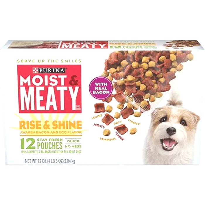 can cats eat purina moist and meaty dog food