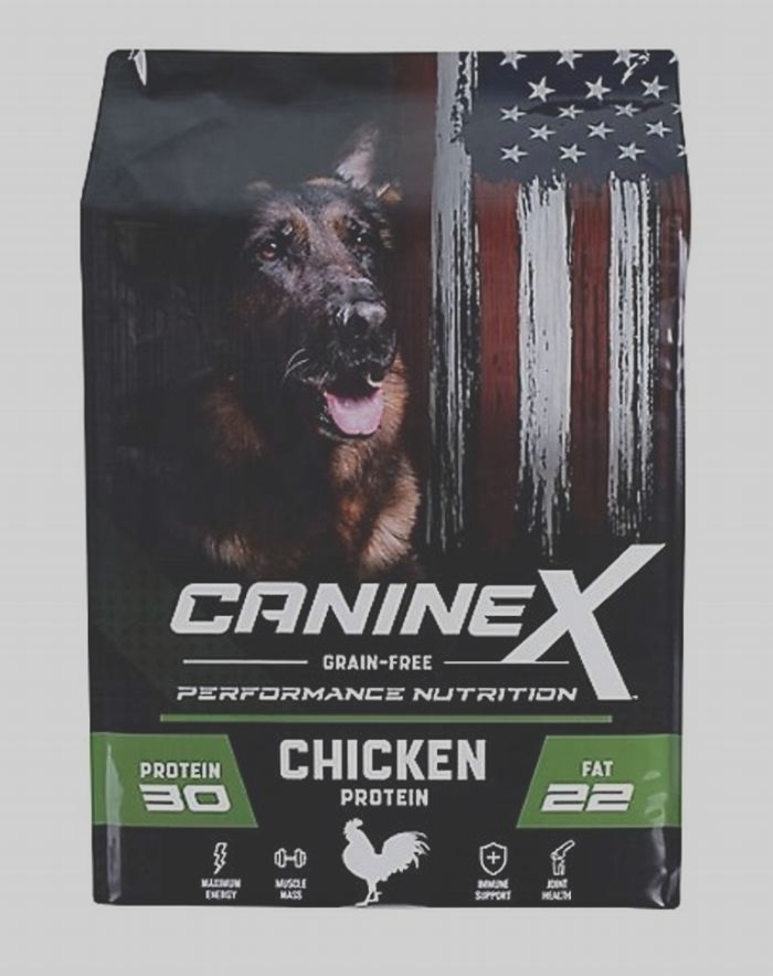 canine x dog food