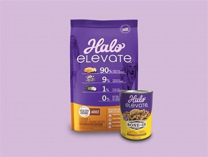 halo elevate wet dog food