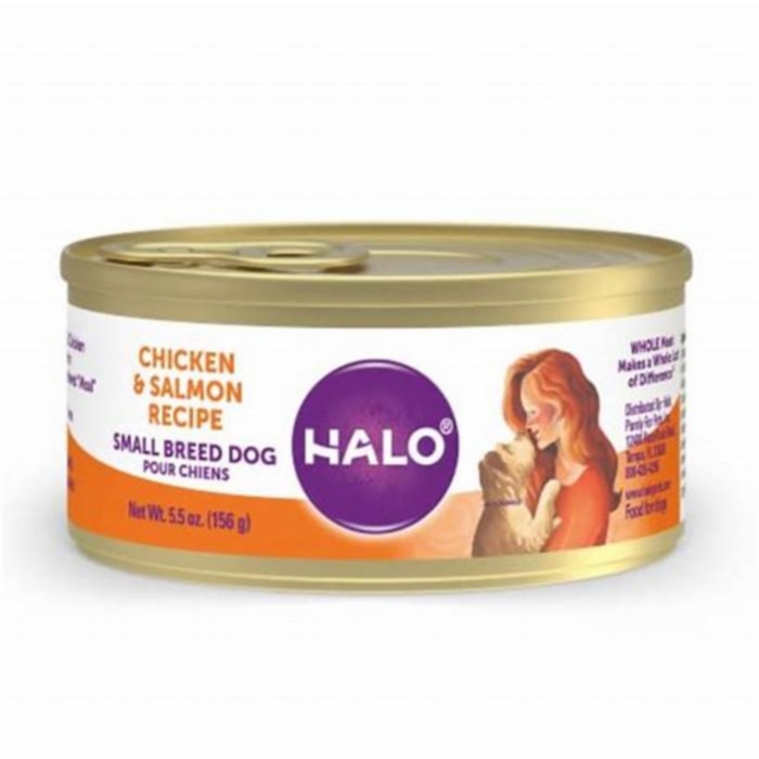 halo small breed wet dog food