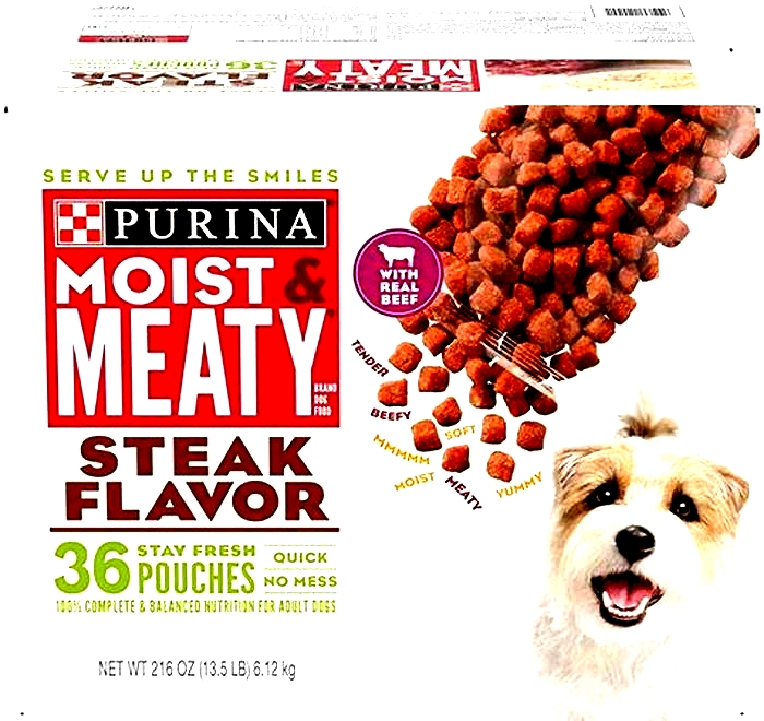 how many calories in purina moist and meaty