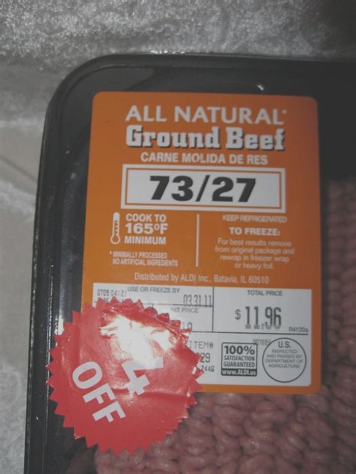 is meat safe to buy at aldi