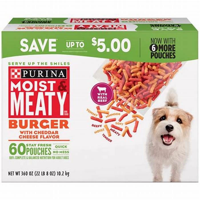 is purina moist and meaty dog food good for dogs