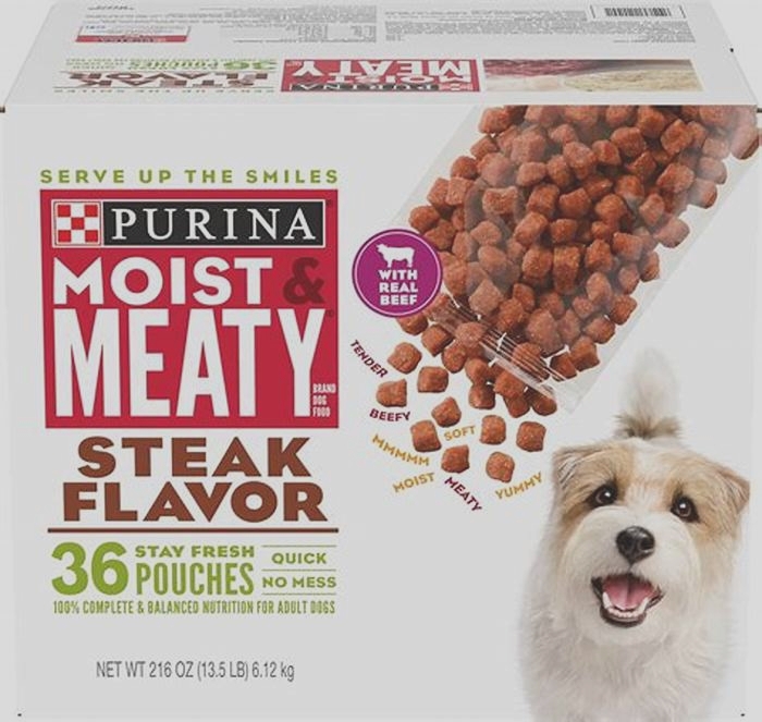 meaty and moist dog food