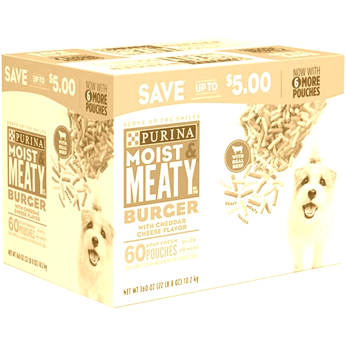 moist and meaty dog food 60 ct