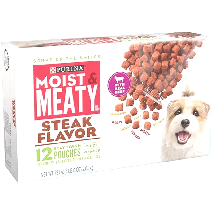 moist and meaty dog food