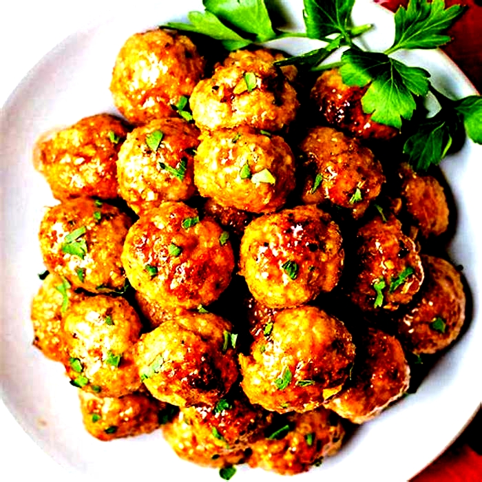 moist ground chicken meatballs