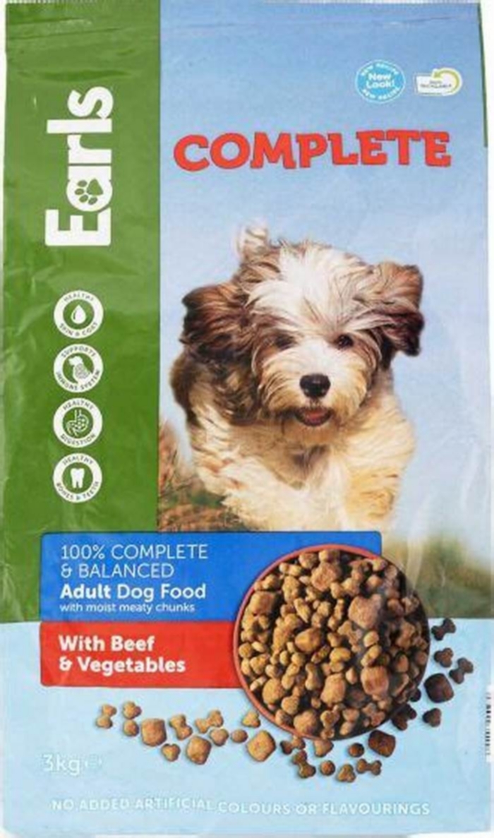 review earls dog food